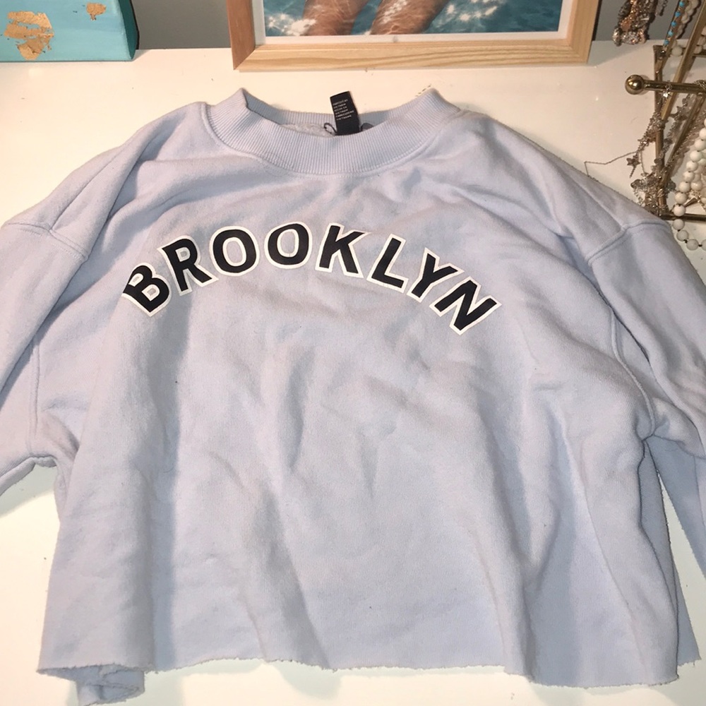 Brooklyn cropped sweatshirt
